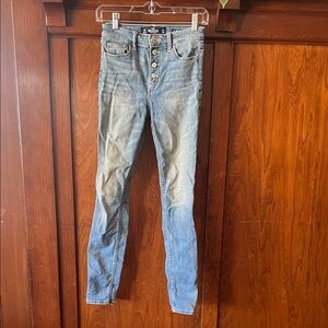 Hollister High Rise Blue Jeans for Women